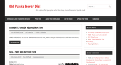 Desktop Screenshot of oldpunksneverdie.com