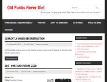 Tablet Screenshot of oldpunksneverdie.com